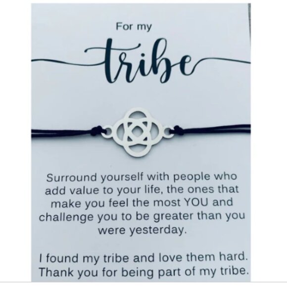 Tribe Bracelet, Celtic Knot Friendship Cord Bracelet - Picture 1 of 4